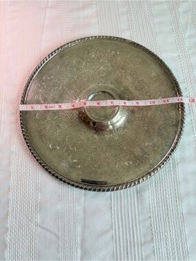 Vintage/Antique WM Rogers Platter 12” silver plated 998